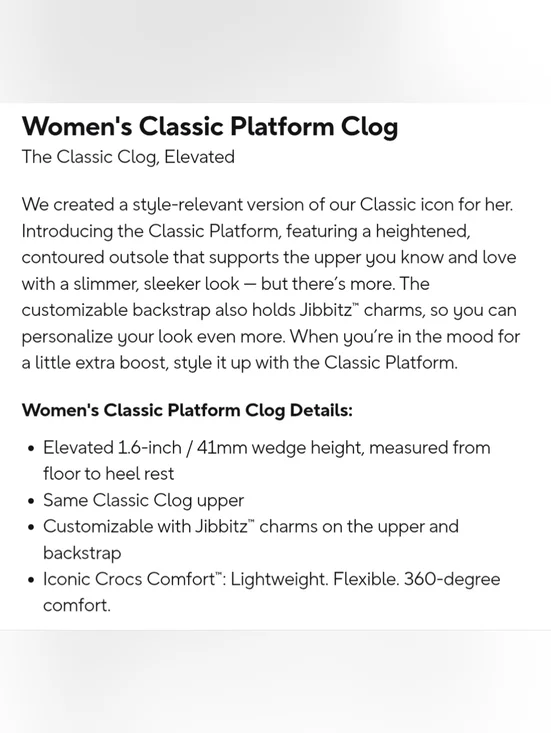 Platform Crocs - Picture 2 of 7